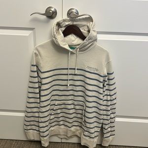 Vineyard Vines men’s hoodie, Large, white with blue